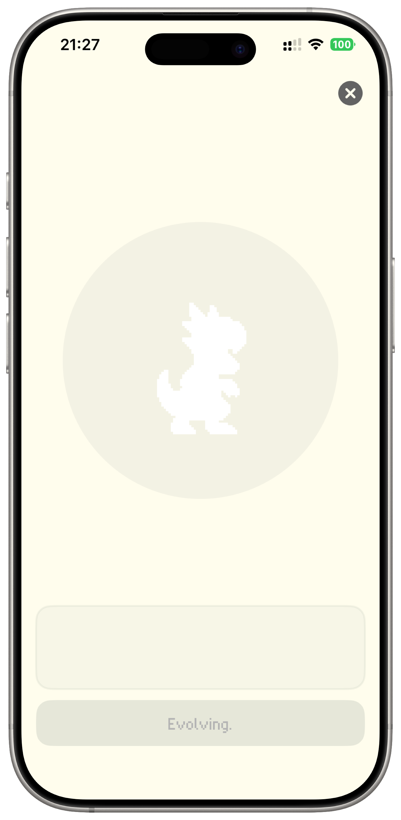 Drynosaur evolution screen